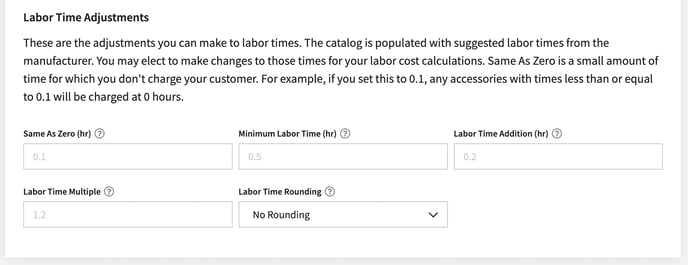 LaborAdjustments