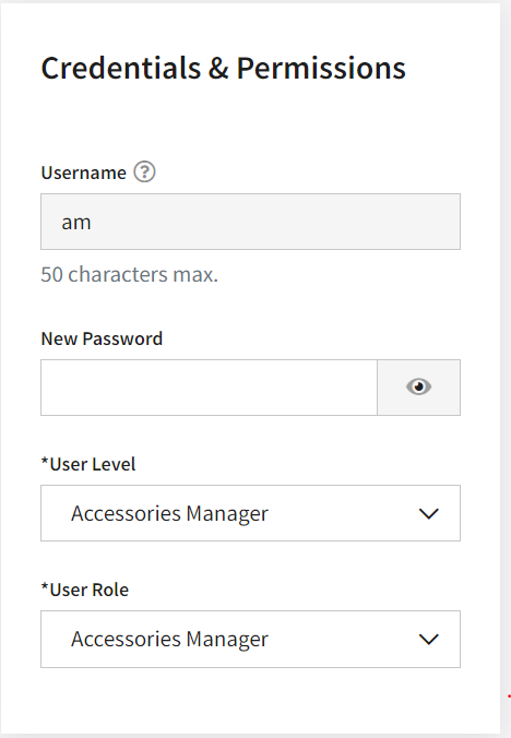 Editing Users